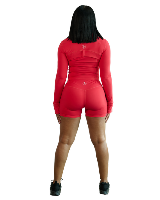 Drippin Red Short Set